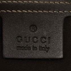 Gucci Beige GG Supreme Canvas Flat Messenger Bag