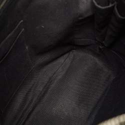 Pre Owned Gucci Black GG Supreme Canvas and Leather Angry Cat Backpack