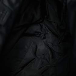 Gucci Black Nylon Web Drawstring Backpack
