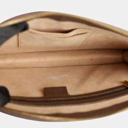 Gucci Beige GG Supreme Ophidia Portfolio Clutch Bag