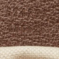 Gucci Brown/Beige GG Supreme Canvas Web Ophidia Briefcase
