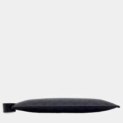Gucci Black Canvas Interlocking Clutch