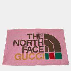 Gucci x The North Face Black White Nylon Leather Backpack