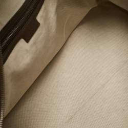 Gucci Brown/Beige GG Supreme Canvas Web Ophidia Carry-On Duffle Bag 