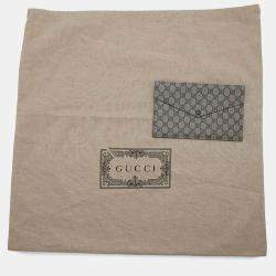 Gucci Jackie 1961 Gg Supreme Beige/Brown Pvc Leather Size Medium Shoulder Bag