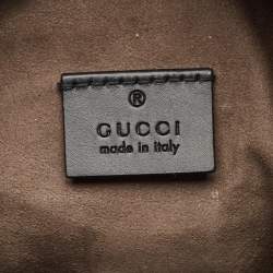 Gucci Beige/Black GG Supreme Canvas and Leather Eden Backpack