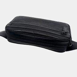 Gucci Black Rubber GG Rubber Effect Belt Bag