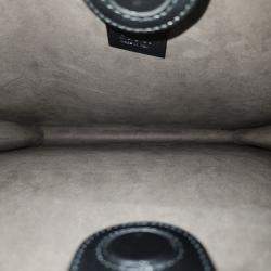 Gucci Black Leather Snake Tote Bag