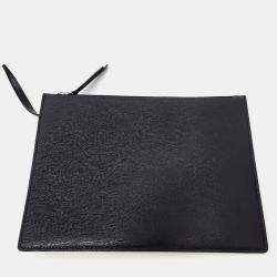 Gucci Black Leather Snake Tote Bag