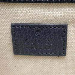 Gucci Beige/Navy/Red Gg Supremecanvas Leather Ophidia Belt Bag 