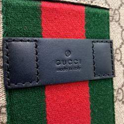 Gucci Beige PVC GG Supreme Clutch Bag