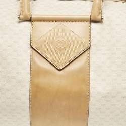 Gucci Light Beige/Tan Micro GG Supreme Canvas Duffle Bag