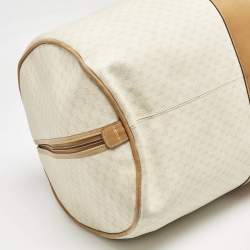 Gucci Light Beige/Tan Micro GG Supreme Canvas Duffle Bag