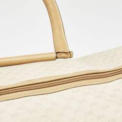 Gucci Light Beige/Tan Micro GG Supreme Canvas Duffle Bag