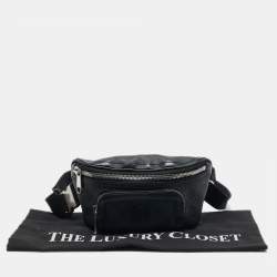 Gucci Black GG Supreme Canvas Small Interlocking G Belt Bag