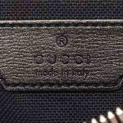 Gucci Black GG Supreme Canvas Small Interlocking G Belt Bag