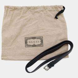  Gucci Beige/Navy/Red Supreme Leather Gg Supreme Ophidia Belt Bag 