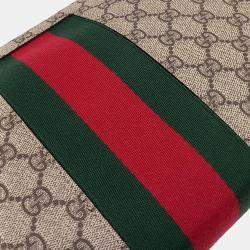 Gucci Multicolor PVC GG Supreme Web Pouch