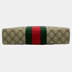 Gucci Multicolor PVC GG Supreme Web Pouch