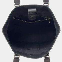 Gucci Black PVC Leather GG Supreme Cherie Line Tote Bag 