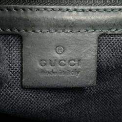 Gucci Black PVC Leather GG Supreme Cherie Line Tote Bag 