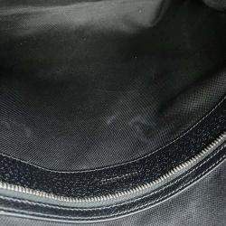 Gucci Black Canvas Leather Jumbo GG Duffle Travel Bag
