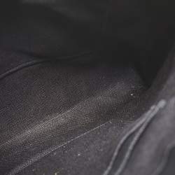 Pre Owned Gucci Black GG Supreme Canvas Small Messenger Bag