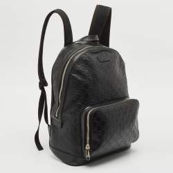 Gucci Black Guccissima Leather Eden Backpack