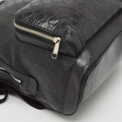 Gucci Black Guccissima Leather Eden Backpack