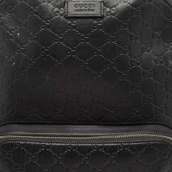 Gucci Black Guccissima Leather Eden Backpack