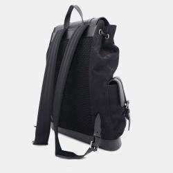 Gucci Black Canvas and Leather Jumbo GG Backpack