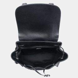 Gucci Black Canvas and Leather Jumbo GG Backpack