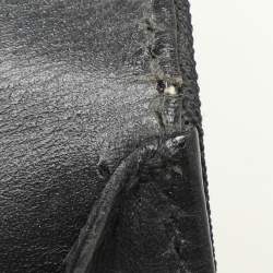 Gucci Black Nylon and Leather Combination Lock Briefcase