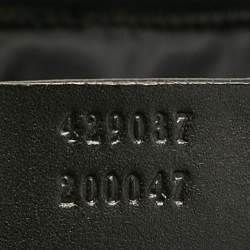 Gucci Black Mesh Fabric Hollywood Embroidered Backpack