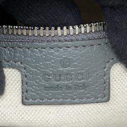 Gucci Gray GG Supreme Canvas and Leather Ophidia Tote Bag