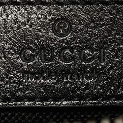 Gucci Black Jumbo GG Canvas Large Duffel Bag