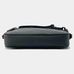 Gucci Black GG Rubber Effect Small Cross Body Bag 