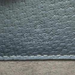 Gucci Grey/Black Cutout Interlocking G Shoulder Bag 