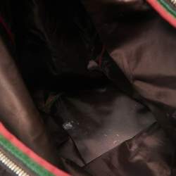 Gucci Brown Diamante Nylon Web Backpack