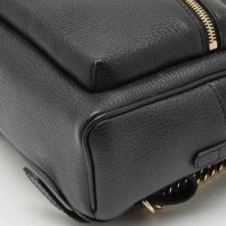 Gucci Black Leather Soho Chain Backpack