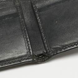 Gucci Black GG Crystals Canvas Bifold Wallet