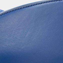 Gucci Blue Leather GG Embossed Backpack
