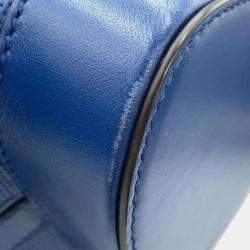 Gucci Blue Leather GG Embossed Backpack