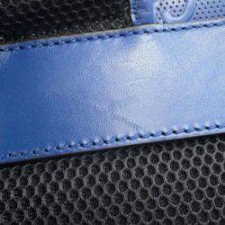 Gucci Blue Leather GG Embossed Backpack