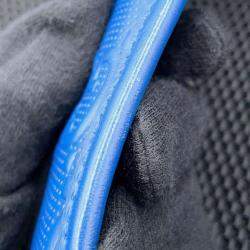 Gucci Blue Leather GG Embossed Backpack