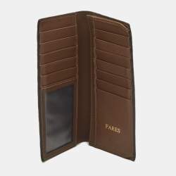 Gucci Brown Microguccissima Leather Long Wallet