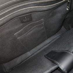 Gucci Black PVC Briefcase