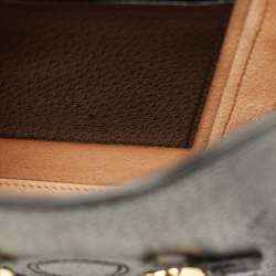 Pre Owned Gucci Black Leather Mini Horsebit 1955 Crossbody Bag