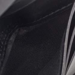 Gucci Black Guccissima Leather Bifold Card Holder 