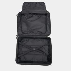 Gucci Gg Supreme Suitcase Black Pvc Leather